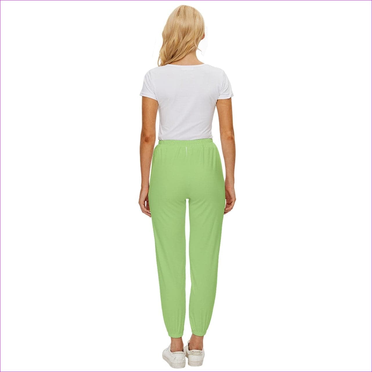 - Deity Cropped Drawstring Pants - Green - womens sweatpants at TFC&H Co.