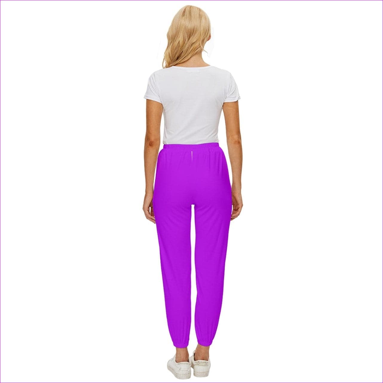 - Deity Cropped Drawstring Pants - Purple - womens sweatpants at TFC&H Co.