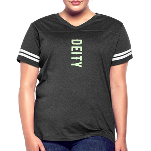 vintage smoke white - Deity Glow in The Dark Print Women’s Vintage Sports T-Shirt - Women’s Vintage Sport T-Shirt | LAT 3537 at TFC&H Co.