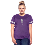 vintage purple white - Deity Glow in The Dark Print Women’s Vintage Sports T-Shirt - Women’s Vintage Sport T-Shirt | LAT 3537 at TFC&H Co.