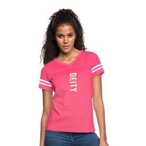 vintage pink white - Deity Glow in The Dark Print Women’s Vintage Sports T-Shirt - Women’s Vintage Sport T-Shirt | LAT 3537 at TFC&H Co.