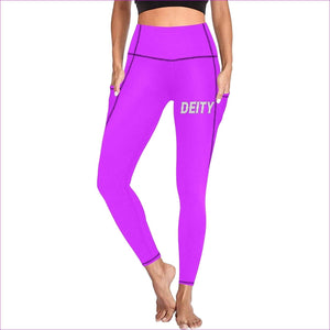 - Deity High Waist Leggings w/ Pockets - 10 Colors - womens leggings at TFC&H Co.