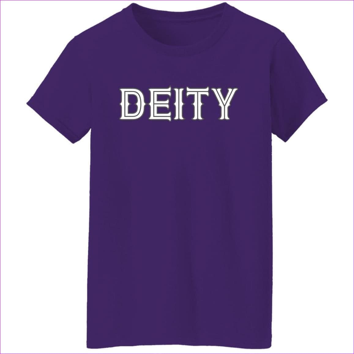 Purple - Deity Ladies' 5.3 oz. T-Shirt - Womens T-Shirts at TFC&H Co.