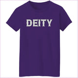 Purple - Deity Ladies' 5.3 oz. T-Shirt - Womens T-Shirts at TFC&H Co.
