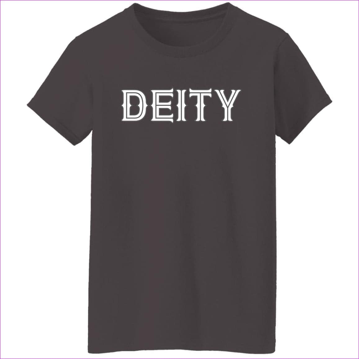 Charcoal - Deity Ladies' 5.3 oz. T-Shirt - Womens T-Shirts at TFC&H Co.