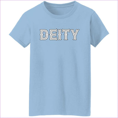 Light Blue Deity Ladies' 5.3 oz. T-Shirt - Women's T-Shirts at TFC&H Co.