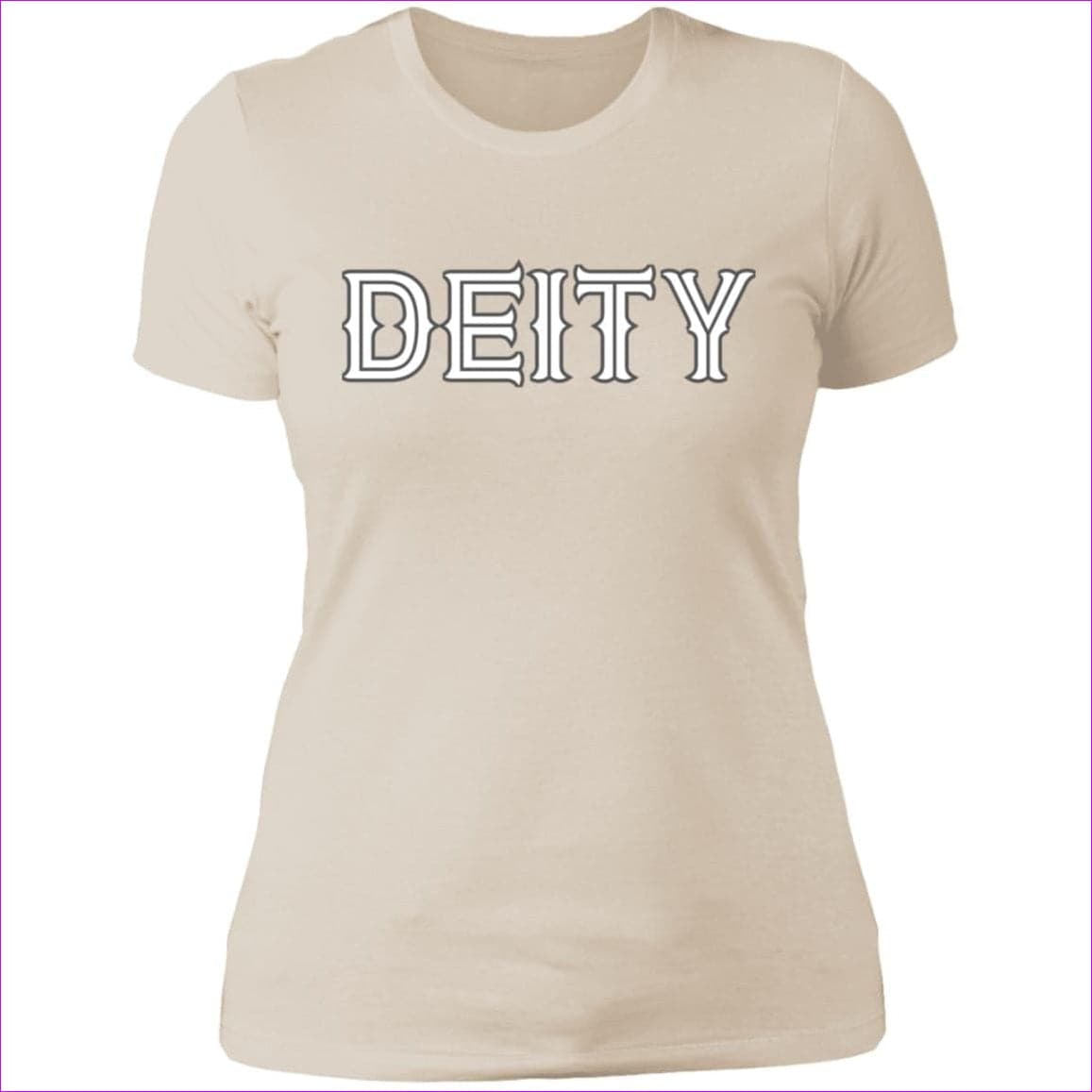 Ivory - Deity Ladies' Boyfriend T-Shirt - Womens t-Shirts at TFC&H Co.