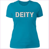 Turquoise - Deity Ladies' Boyfriend T-Shirt - Womens t-Shirts at TFC&H Co.