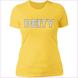 Vibrant Yellow - Deity Ladies' Boyfriend T-Shirt - Womens t-Shirts at TFC&H Co.