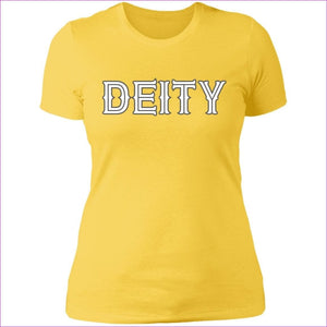 Vibrant Yellow - Deity Ladies' Boyfriend T-Shirt - Womens t-Shirts at TFC&H Co.