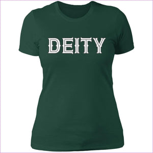 Forest Green - Deity Ladies' Boyfriend T-Shirt - Womens t-Shirts at TFC&H Co.