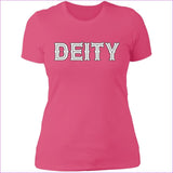 Hot Pink - Deity Ladies' Boyfriend T-Shirt - Womens t-Shirts at TFC&H Co.