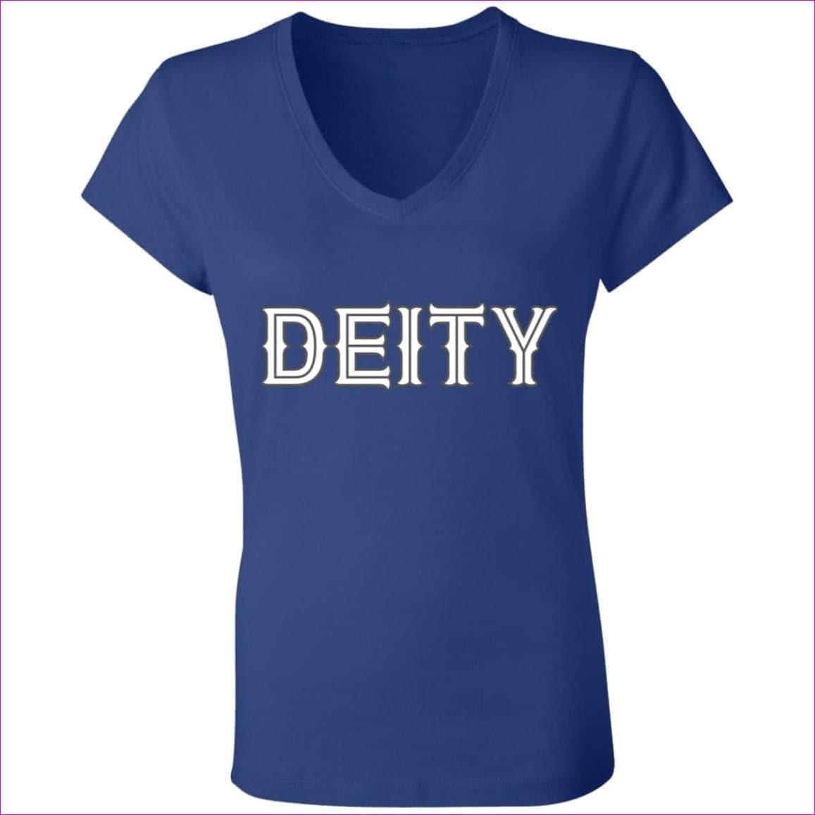True Royal Deity Ladies' Jersey V-Neck T-Shirt - Women's T-Shirts at TFC&H Co.