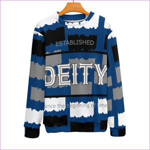 DarkSlateBlue - Deity Men's Crew Neck Sweater - mens sweater at TFC&H Co.