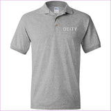 Sport Grey Deity Men's Jersey Polo Shirt - Men's Polo Shirts at TFC&H Co.