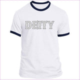White Navy - Deity Men's Ringer Tee - Mens T-Shirts at TFC&H Co.