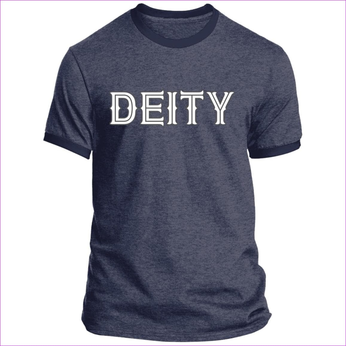 Heather Navy Navy - Deity Men's Ringer Tee - Mens T-Shirts at TFC&H Co.