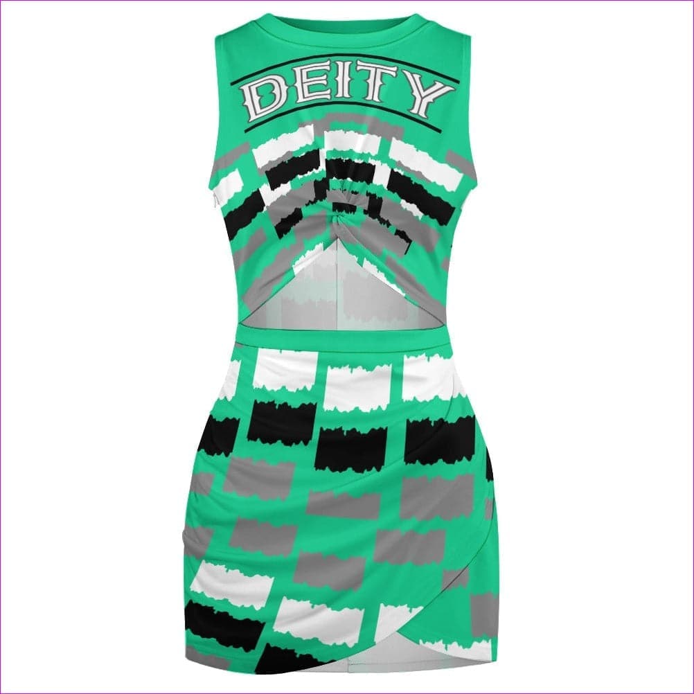Deity Navel-Baring Cross-Fit Hip Skirt Dress - women's dress at TFC&H Co.
