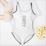 S White - Deity One Piece Swimsuit - 7 colors - womens one piece swimsuit at TFC&H Co.