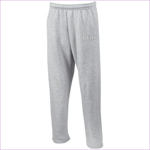 Sport Grey - Deity Open Bottom Sweatpants with Pockets - unisex sweatpants at TFC&H Co.