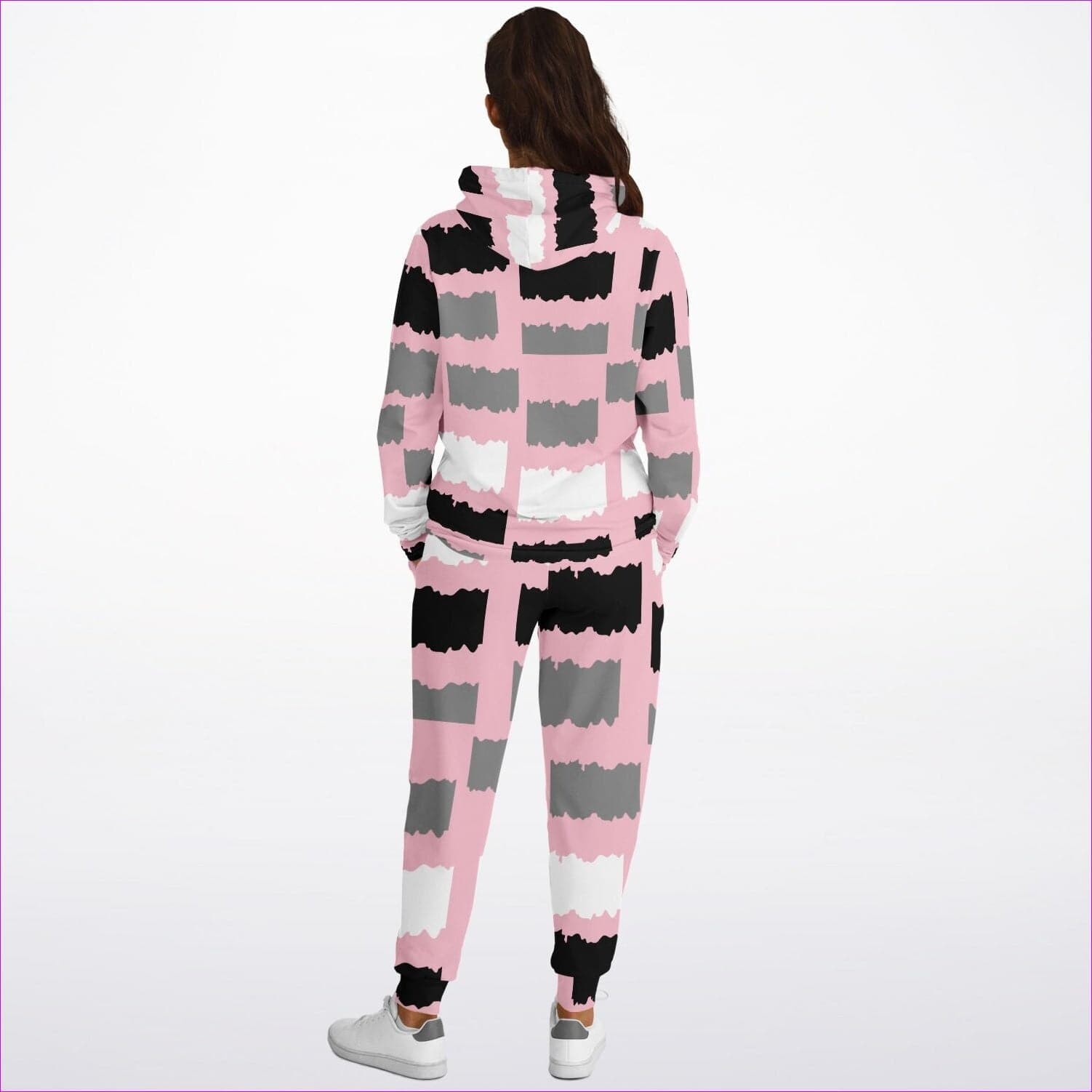 - Deity Premium Fashion Womens Jogging Suit in Pink - Fashion Hoodie & Jogger - AOP at TFC&H Co.
