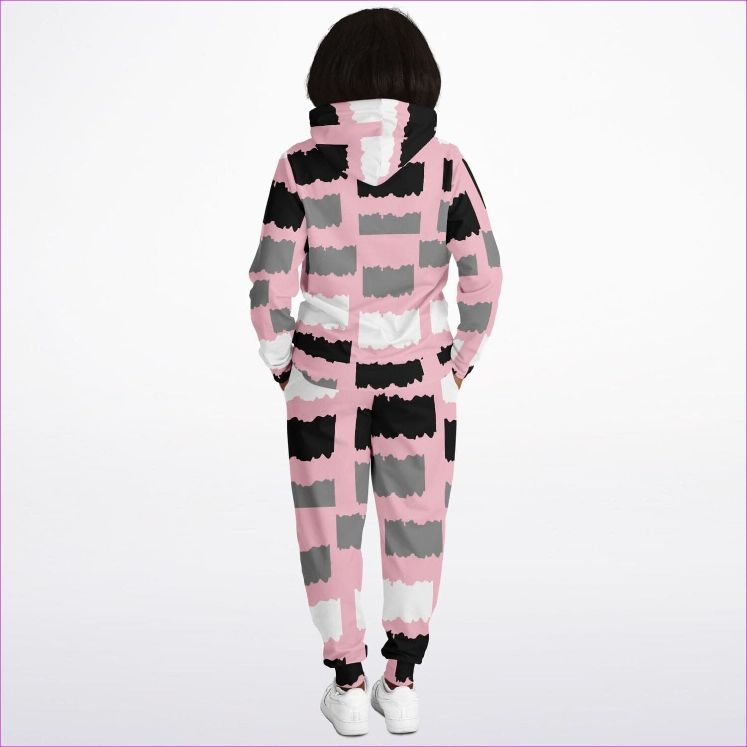 - Deity Premium Fashion Womens Jogging Suit in Pink - Fashion Hoodie & Jogger - AOP at TFC&H Co.