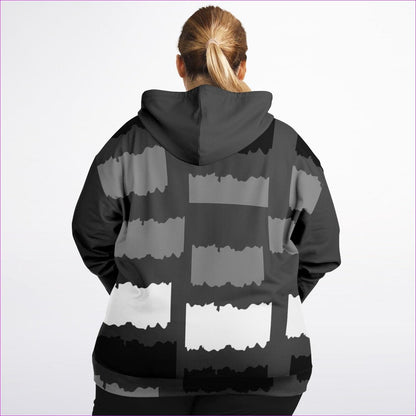 Deity Premium ZIp Hoodie Voluptuous (+) Plus Sizes - Fashion Plus-size Ziphoodie - AOP at TFC&H Co.