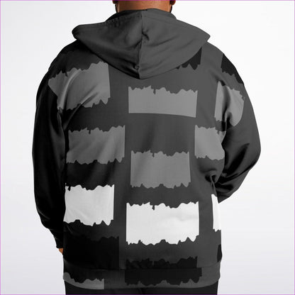 Deity Premium ZIp Hoodie Voluptuous (+) Plus Sizes - Fashion Plus-size Ziphoodie - AOP at TFC&H Co.