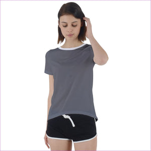 - Deity Short Sleeve Foldover Tee - 10 Colors - womens t-shirt at TFC&H Co.