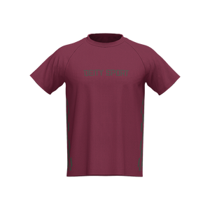 - Deity Sport Men's Seamless Knit Short Sleeve T-shirt - Cinna Red - mens t-shirt at TFC&H Co.