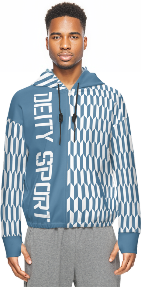 - Deity Sport Organic Men’s Relaxed Fit Full-Zip Hoodie - mens hoodie at TFC&H Co.