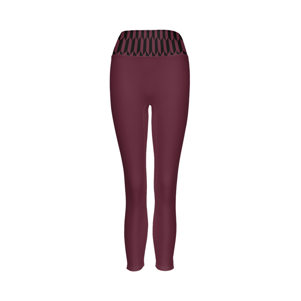Deity Sport Organic Women’s Full-Length Leggings - Cinna Red - women's leggings at TFC&H Co.