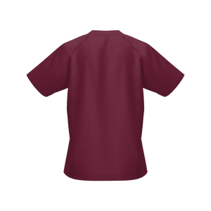 - Deity Sport Women’s Seamless Knit Short Sleeve T-shirt - Cinna Red - womens t-shirt at TFC&H Co.
