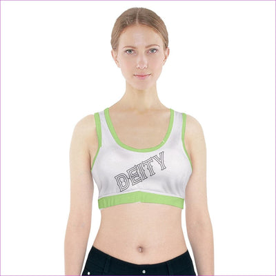 - Deity Sports Bra With Pocket - Green - womens sports bra at TFC&H Co.