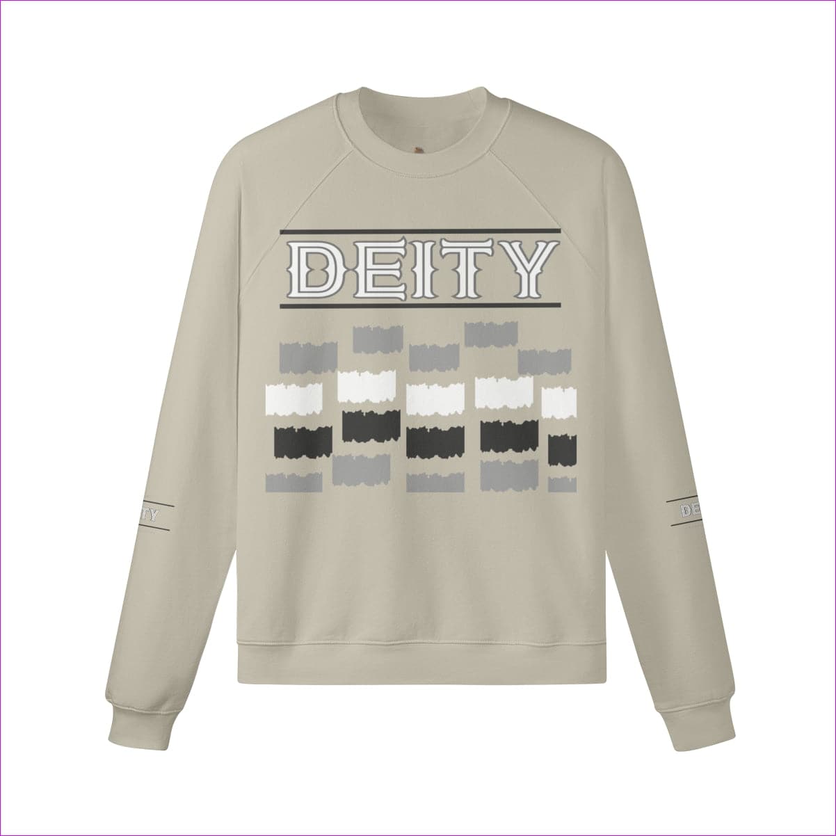 Rice Apricot - Deity Unisex Heavyweight Fleece-lined Sweatshirt | 100% Cotton - Unisex Sweatshirt at TFC&H Co.