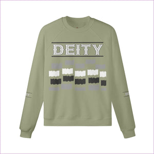 Matcha Green - Deity Unisex Heavyweight Fleece-lined Sweatshirt | 100% Cotton - Unisex Sweatshirt at TFC&H Co.
