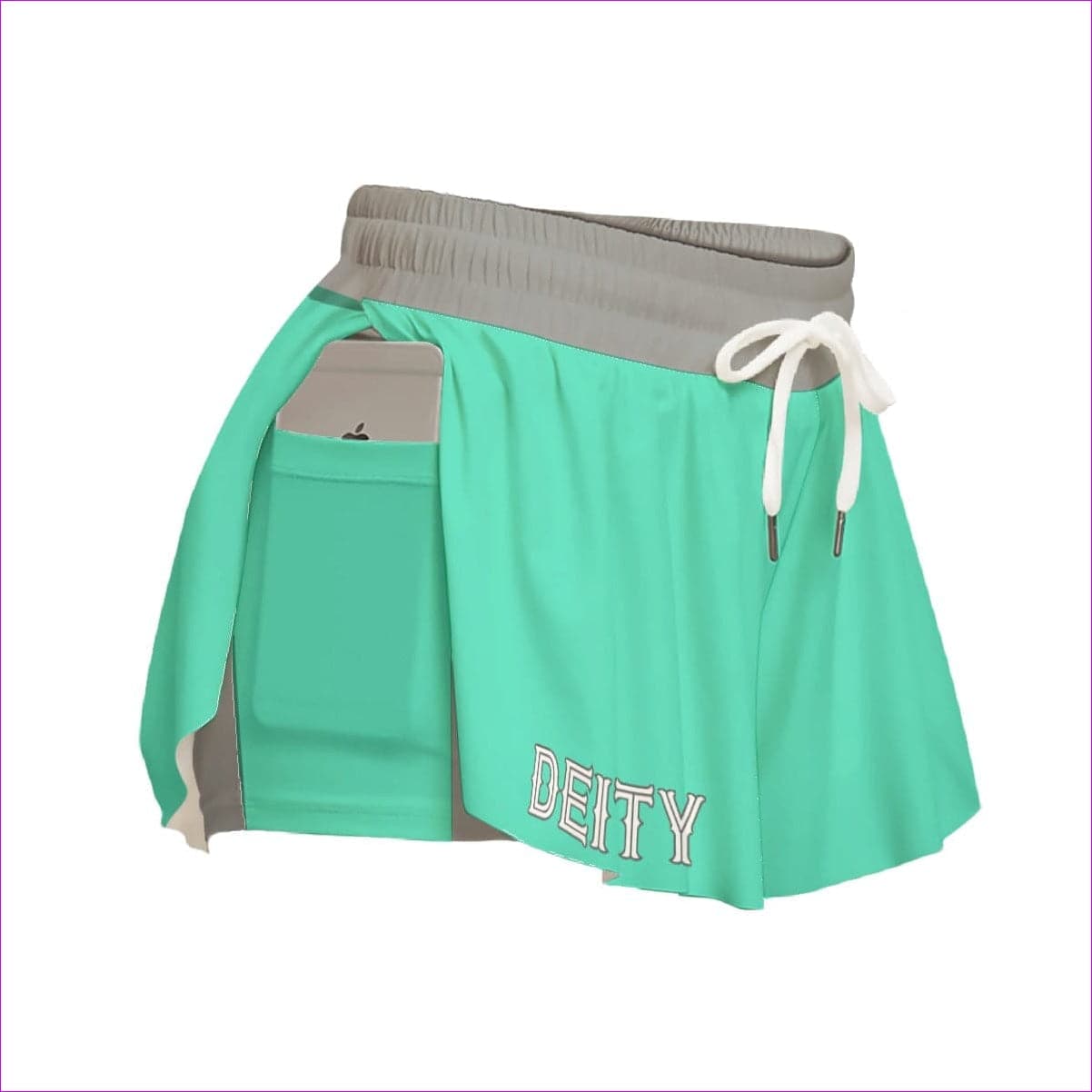 Blue Deity Womens Blue Sport Culottes With Pocket - women's culottes at TFC&H Co.