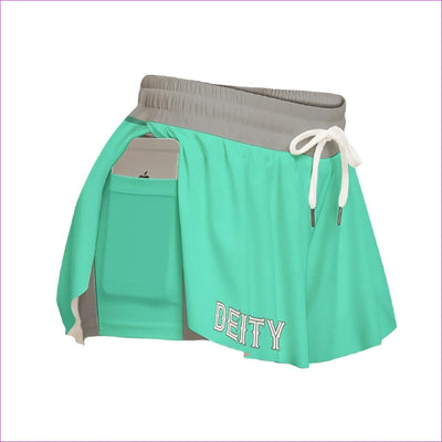 Blue - Deity Womens Blue Sport Culottes With Pocket - womens culottes at TFC&H Co.