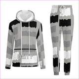 DarkGray Deity Womens Hooded Sweatshirt Set - 4 options - women's jogging suit at TFC&H Co.