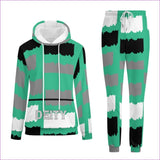 MediumSeaGreen - Deity Womens Hooded Sweatshirt Set - 4 options - womens jogging suit at TFC&H Co.