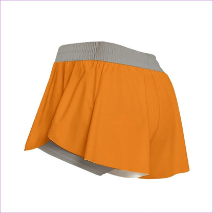 Deity Womens Orange Sport Culottes With Pocket - women's skirt at TFC&H Co.