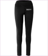 Jet Black - Deity Womens Premium Cool Athletic Pants - womens athletic pants at TFC&H Co.