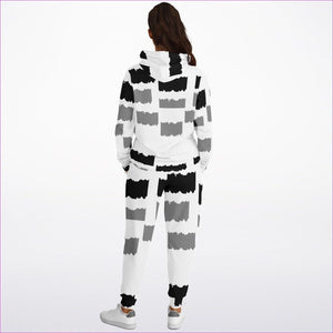 - Deity Womens Premium Fashion Jogging Suit in White - Fashion Hoodie & Jogger - AOP at TFC&H Co.