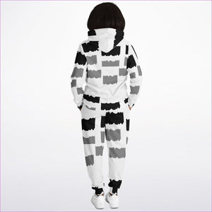 - Deity Womens Premium Fashion Jogging Suit in White - Fashion Hoodie & Jogger - AOP at TFC&H Co.