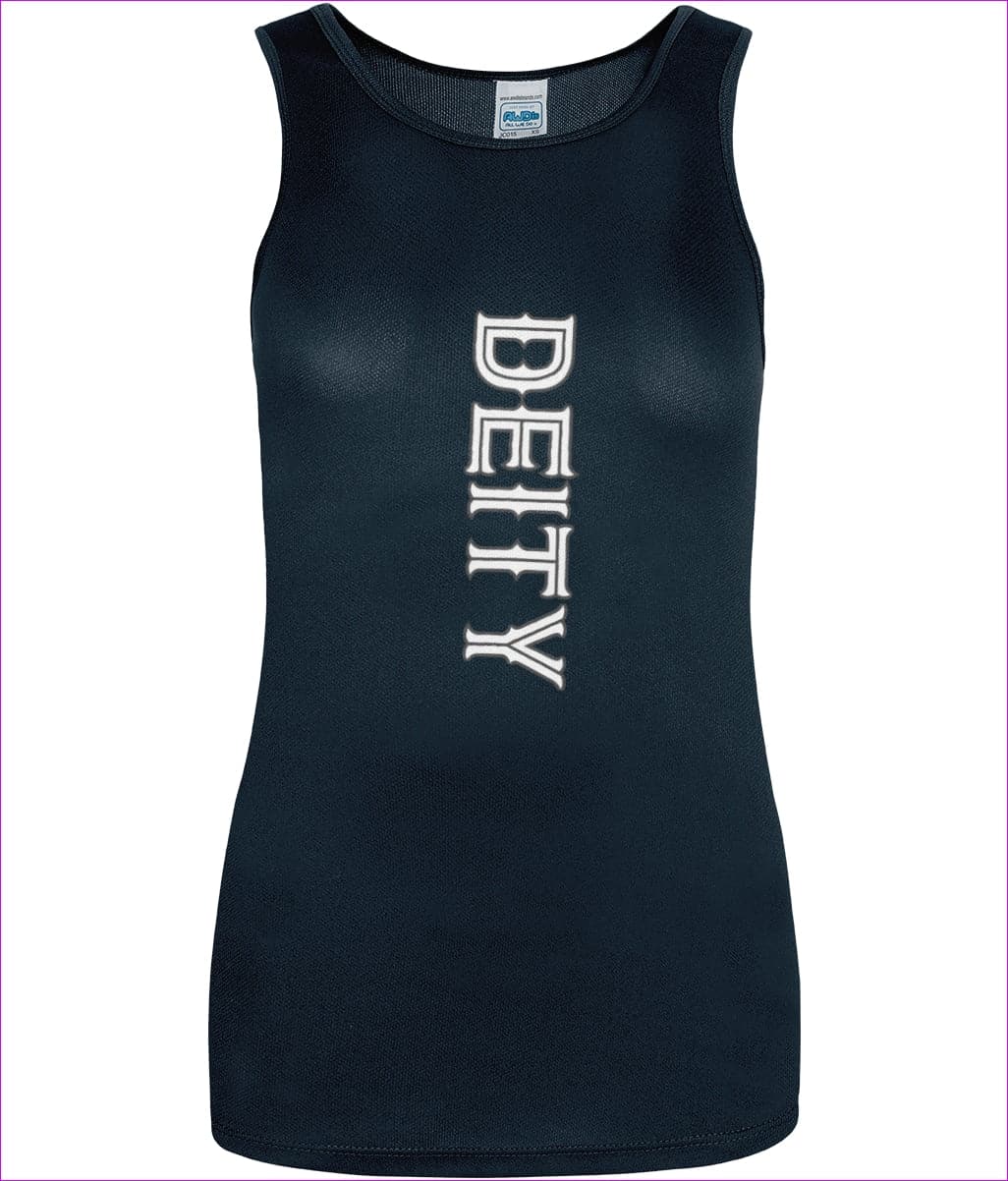French Navy - Deity Womens Premium Sports Cool Vest - Womens sports tank top at TFC&H Co.