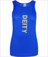 Royal Blue - Deity Womens Premium Sports Cool Vest - Womens sports tank top at TFC&H Co.