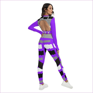 - Deity Womens Sport Set With Backless Top And Leggings - womens top & leggings set at TFC&H Co.