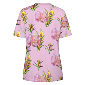 - Delightful Pink Womens Cotton T-Shirt - womens t-shirt at TFC&H Co.