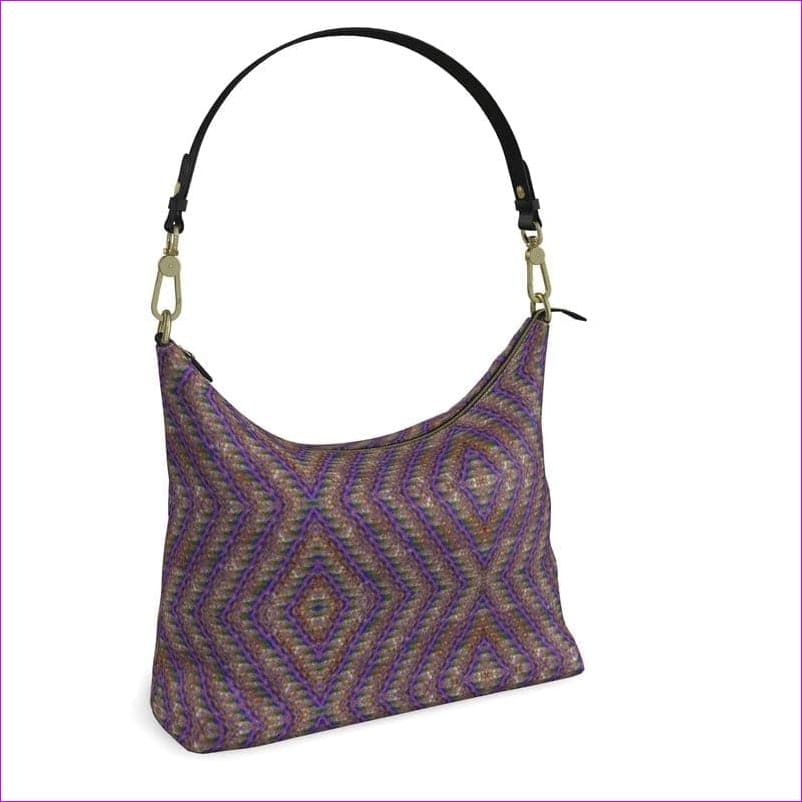 - Derma Authentic Leather Square Hobo Bag - handbag at TFC&H Co.