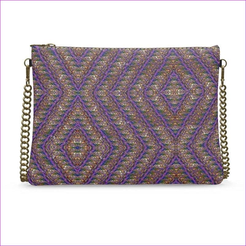 Derma Crossbody Chain Bag Faux or Authentic Leather - handbag at TFC&H Co.